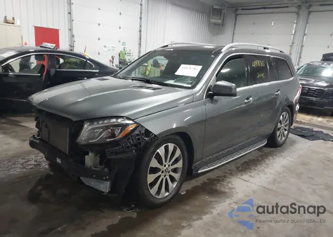 2018 Mercedes-Benz Gls 450 4Matic z USA, uszkodzony, nr VIN 4JGDF6EE7JB071253